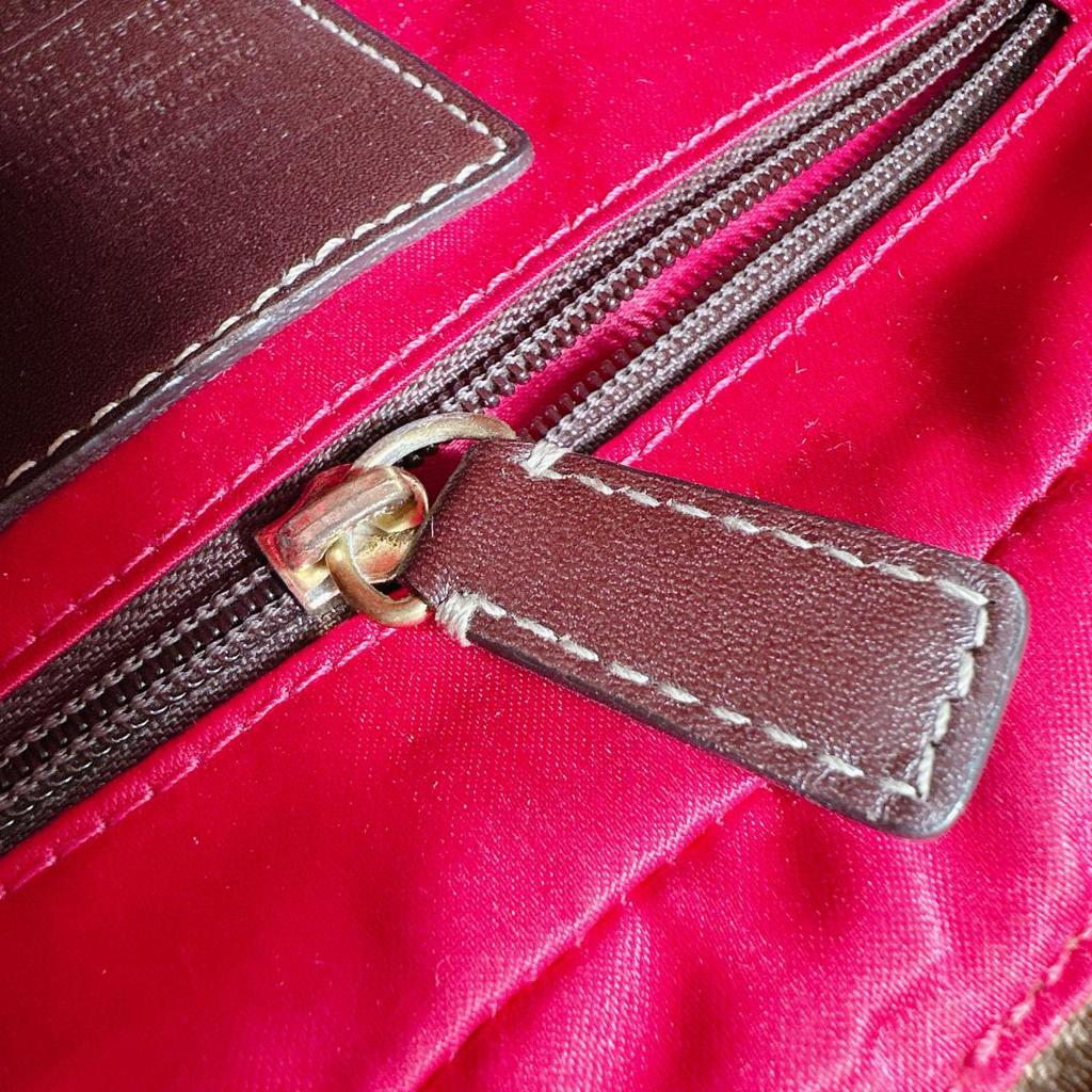 Coach Мини наплечная сумка-слинг через плечо Сумка на плечо кожаная бежевая Женская 11355 Б/у