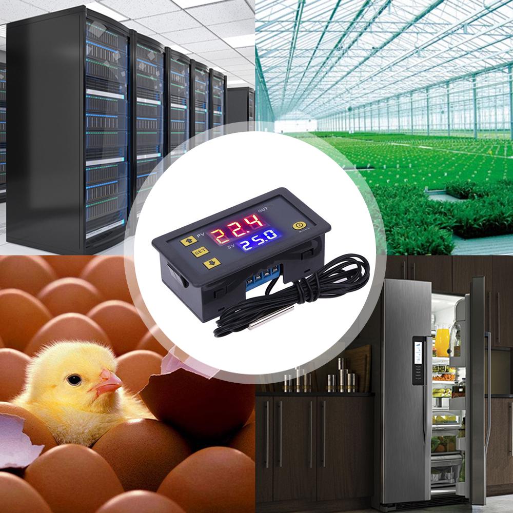 W3230 Мини Цифровой Терморегулятор Светодиодный Дисплей Термостат Регулятор AC110V 220V 20A Переключатель Контроля Температуры