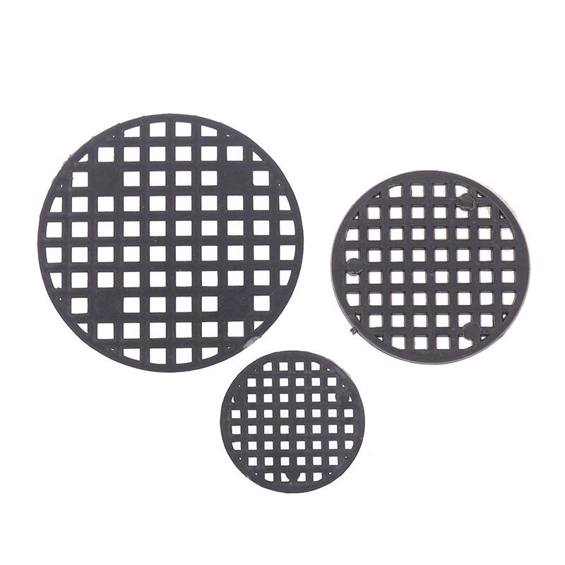 50 шт., нижний сетчатый коврик, многофункциональный цветочный горшок, сетчатая подкладка, отверстие для дна тазика для бонсай, воздухопроницаемая прокладка, садовые принадлежности