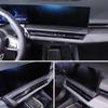 Hard true carbon fiber Car Center Control Navigation Screen Lower Panel Decorative Cover For BMW 5 Series G60 2024 LHD