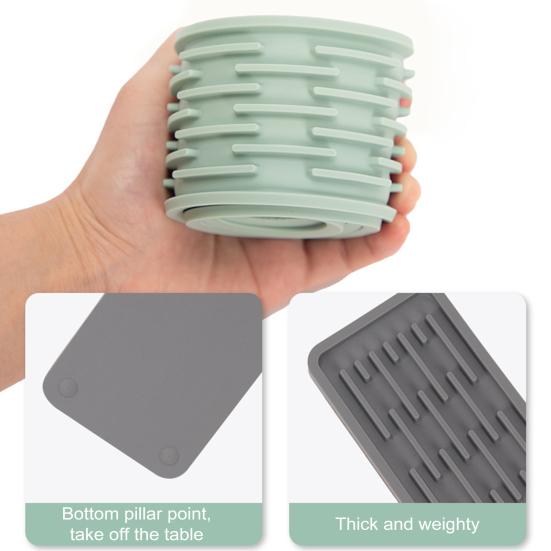 Узкий длинный силиконовый нескользящий коврик, термостойкий водонепроницаемый коврик для сушки, многофункциональный кухонный коврик для столешницы, прямоугольная мойка, сушилка для посуды