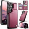 CaseMe Премиальный чехол из ПУ кожи для Samsung Galaxy S26+ S25 S24 S23 S22 S21 S20 Plus Ultra FE Кошелек-держатель для карт Защитная задняя крышка телефона Наклейки