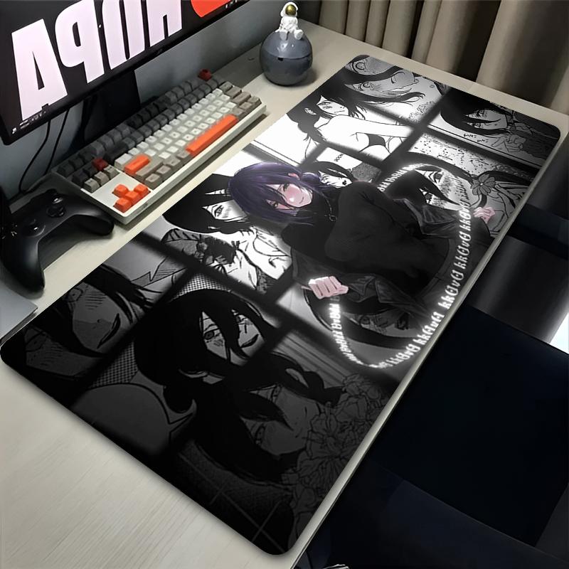 Mousepad Kawaii Gaming Accessories Computer Mouse Mat Pc Gamer Available Sizes Keyboard Pad Chainsaw Man Reze Desk Mat Mouse Pad