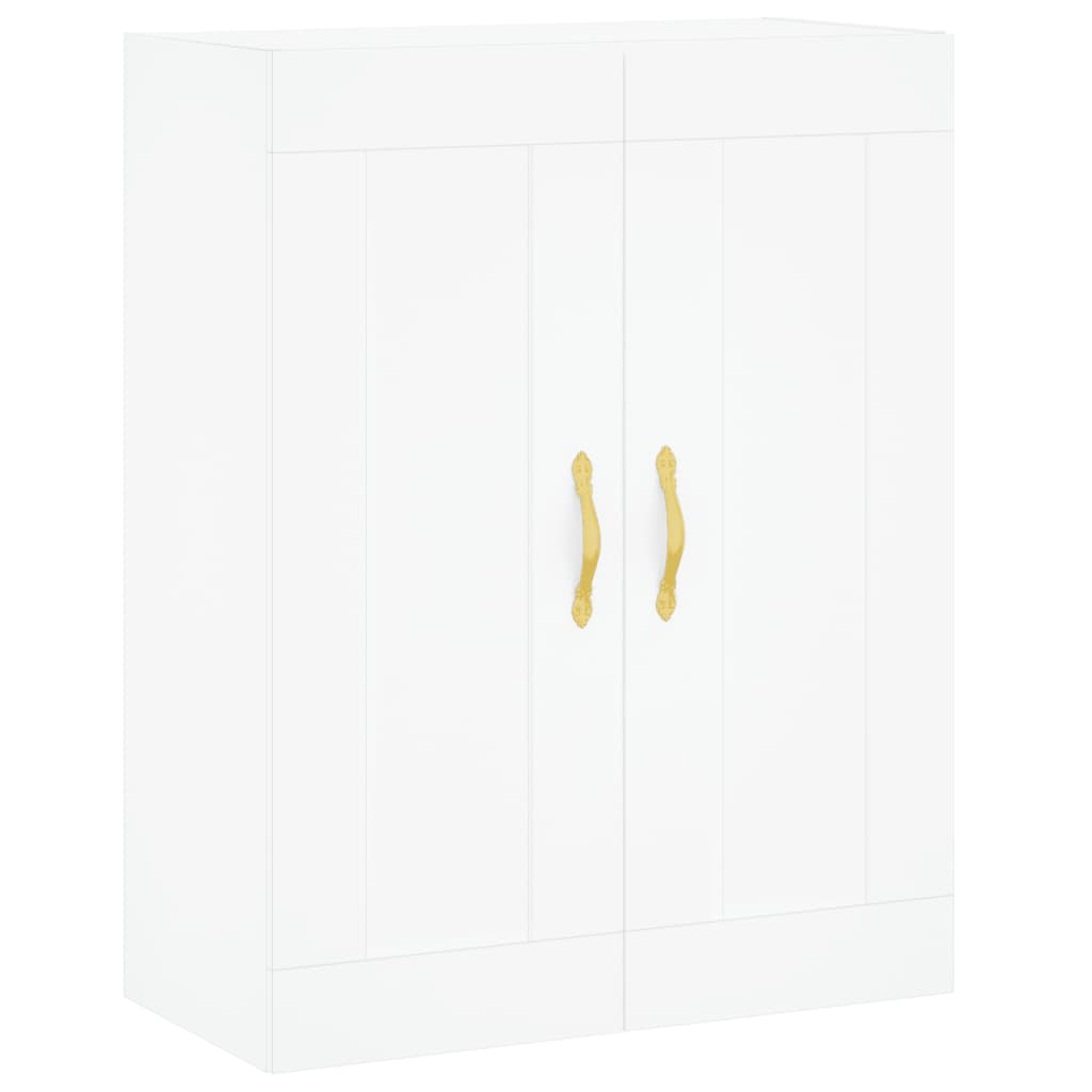 Vidaxl Witrynka, Biała, 69,5X34X180 Cm, Materiał Drewnopochodny