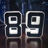 Светодиодный номер дома Водонепроницаемый Акриловый Подсвечиваемый Номер домашнего адреса Современный Подсвечиваемый номер дома для улицы Двора Магазина