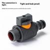 Instants Connects Disconnect 6 Point Threaded Hose Adapter ABS Plastic Materials With Flows Control Mechanism