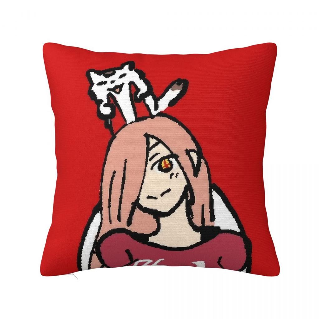 Anime Chainsaw Man Square Pillow Cases Cushion Cover Awesome Zippered Decor Throw Pillow Case Cover for Car