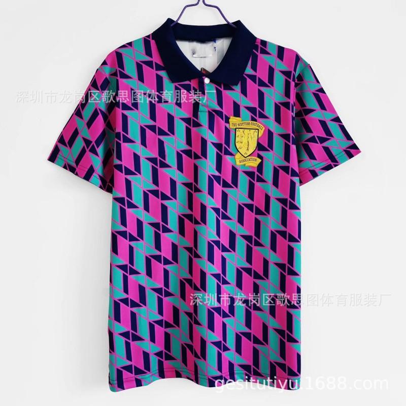 Retro France England National Team Football Jersey Home Away Soccer Uniform Men