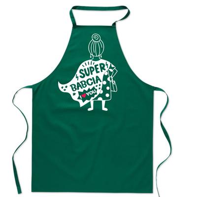 Green Kitchen Apron Super Grandma Gift for Grandma's Day FA_416_z