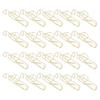 20Pcs Musical Note Paperclip Music Binder Shape Creativity Modeling Metal Craft Supplies