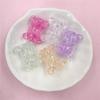Home Party Supplies 18.5*22.5mm Transparent Bursting Bear Handmade Fashion DIY Necklace Accessories Jewelry Making 5PCS Acrylic Bracelet