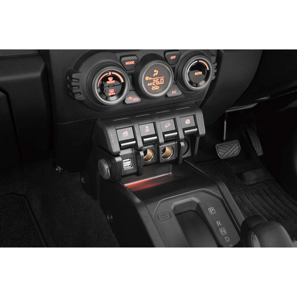 Carmate Дополнительный блок питания для Suzuki Jimny JB64 и Jimny Sierra Автомобильный аксессуар Розетка питания USB suzuki jimny carmate NZ587 Специально для Jimny JB74.