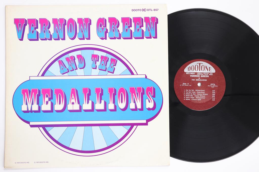 Виниловая пластинка VERNON GREEN MEDALLIONS Vernon Green And The Medallions DTL857 DOOTO 1973 US SoulFunk Б/у