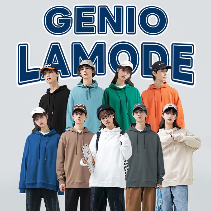 GENIOLAMODE Men's Loose Fit Pullover Hoodie