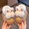 2024 Warm Winter Cotton Slippers for Girls: Indoor/Outdoor, Thickened for Mid-to-Large Children
