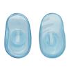 2pcs Blue Hairdressing Ear Cover Reusable Salon Ear Shield Silicone Ear Cover