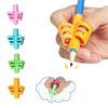 3pcs 2/3-finger Grip Silicone Kid Baby Pen Pencil Holder Help Learn Writing Tool