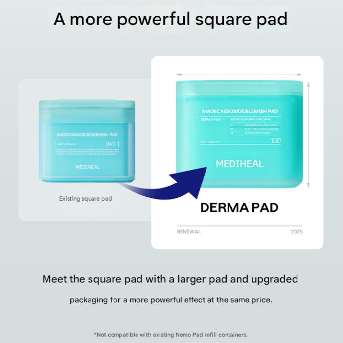 Mediheal Nemo Pad 100+100 листов (Мадекассосид, ПДРН, Коллаген)