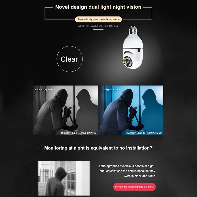 1080P 360 ° Wi-Fi Беспроводная камера наблюдения RC Ночное видение Автоматическая сигнализация слежения за телом 8-кратный цифровой зум Безопасность Радионяня