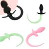 Manyjoy Puppy Play Silicone Dog Tail Plug G-spot Stimulator Slave Butt Plug Anal Expander Erotic Anal Sex Toys for Women Men
