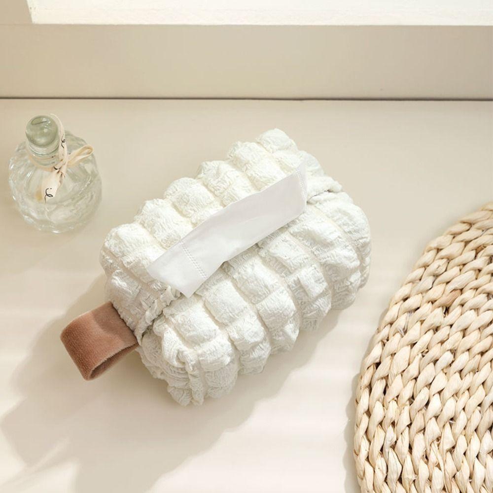 Reusable Cosmetic Pouch Fashion Tissue Box Portable Wet Wipes Bag  Baby Stroller Car Accessories