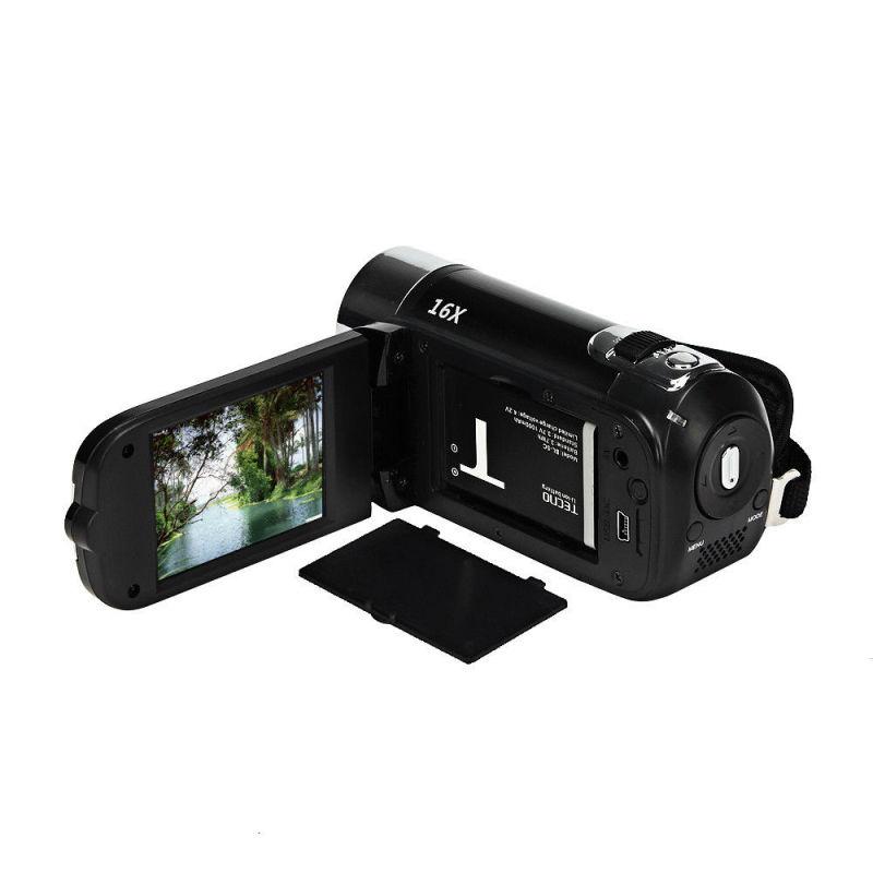 Camera Camcorders, 16MP High Definition Digital Video Camcorder 1080P 2.7 Inches TFT LCD Screen 16X