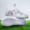Football Shoes 35-45 High-top Football Boots Rubber Short Nail Youth Sports Shoes Football Training Shoes Artificial Lawn Men's Football Boots
