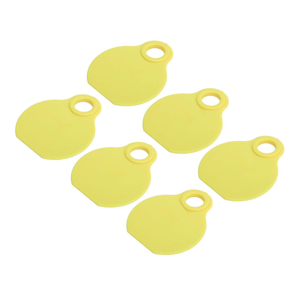 50pcs Livestock Neck Tags TPU High Durability Flexibility QR Code Blank ID Tag for Cattle Ranch