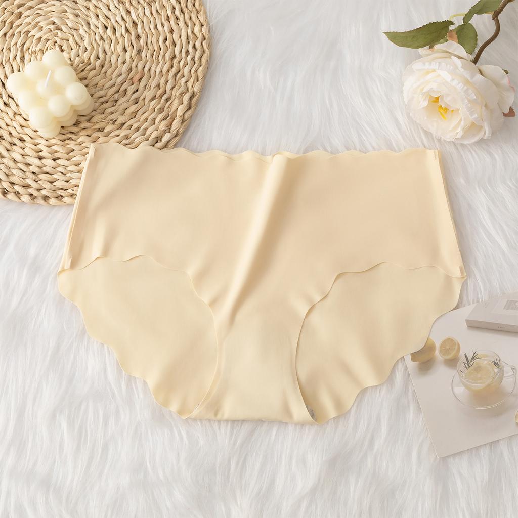 Women's Ice Silk Seamless Underwear, Thin, Breathable, Plus Size Women's Underwear