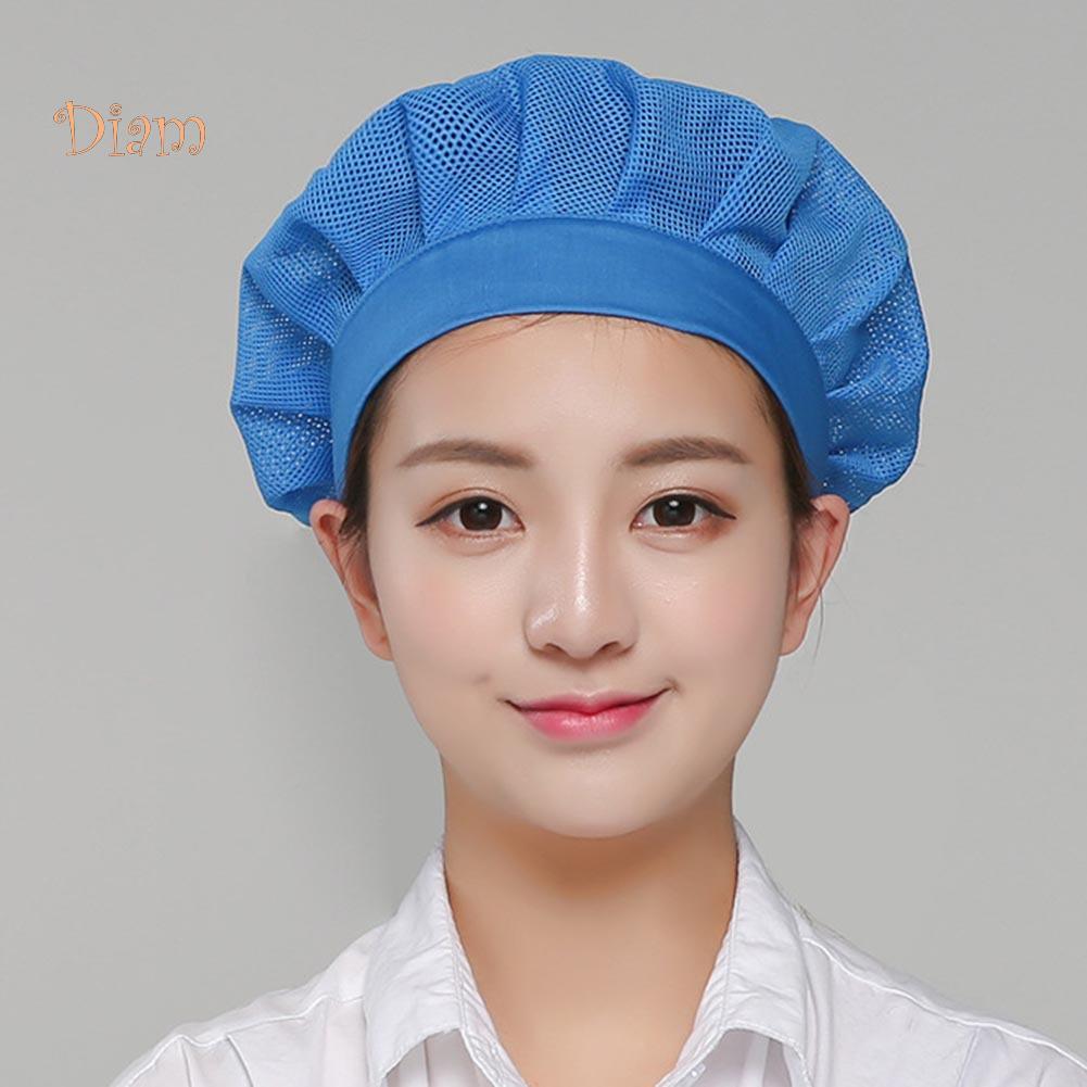 Унисекс регулируемый поварской колпак с дышащей сеткой для использования на кухне и на заводе