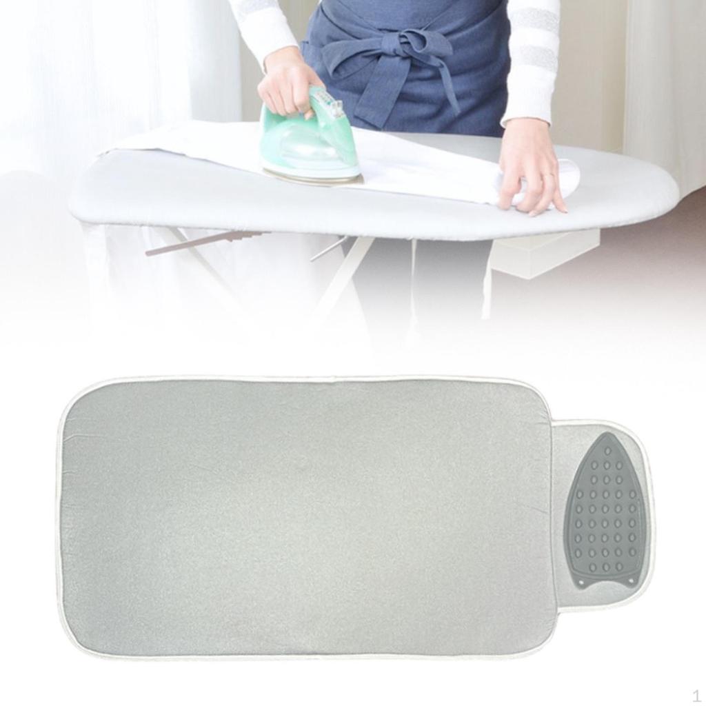 Flat Iron Mat Heat Resistant Multipurpose Anti Scalding Reusable Ironing Pad Large for Curling Irons