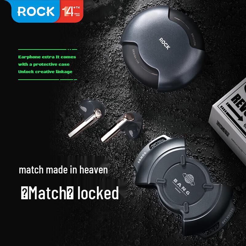 ROCK RAU0769 Rotary TWS Bluetooth Earbuds