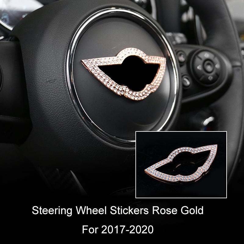 Интерьер автомобиля кольцо с бриллиантами наклейка украшение блестящий декор блестящие аксессуары для девочек для Mini Cooper F54 F55 F56 F60