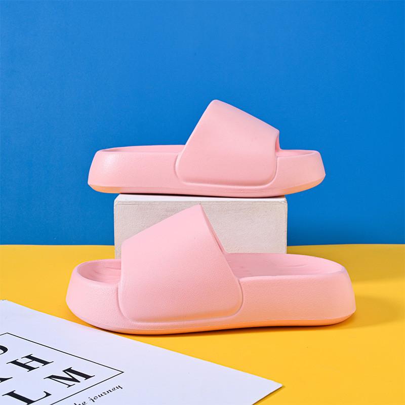 Удобные детские тапочки из ЭВА с мультяшным дизайном для мальчиков и девочек для летней носки