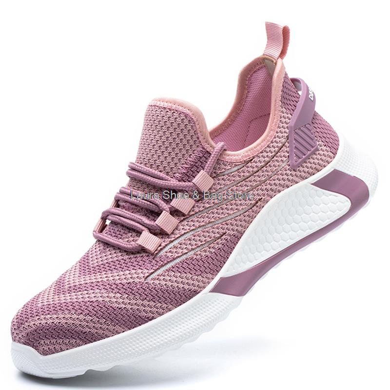 Модные легкие рабочие защитные ботинки для мужчин и женщин, строительные противоударные рабочие ботинки, кроссовки со стальным носком, мужские защитные ботинки, рабочая обувь