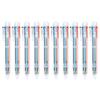 10Pcs Retractable Multicolor Pen 10 Color-in-1 Ballpoint Pen Multicolored Ballpoint Pen for Writing Journaling Drawing