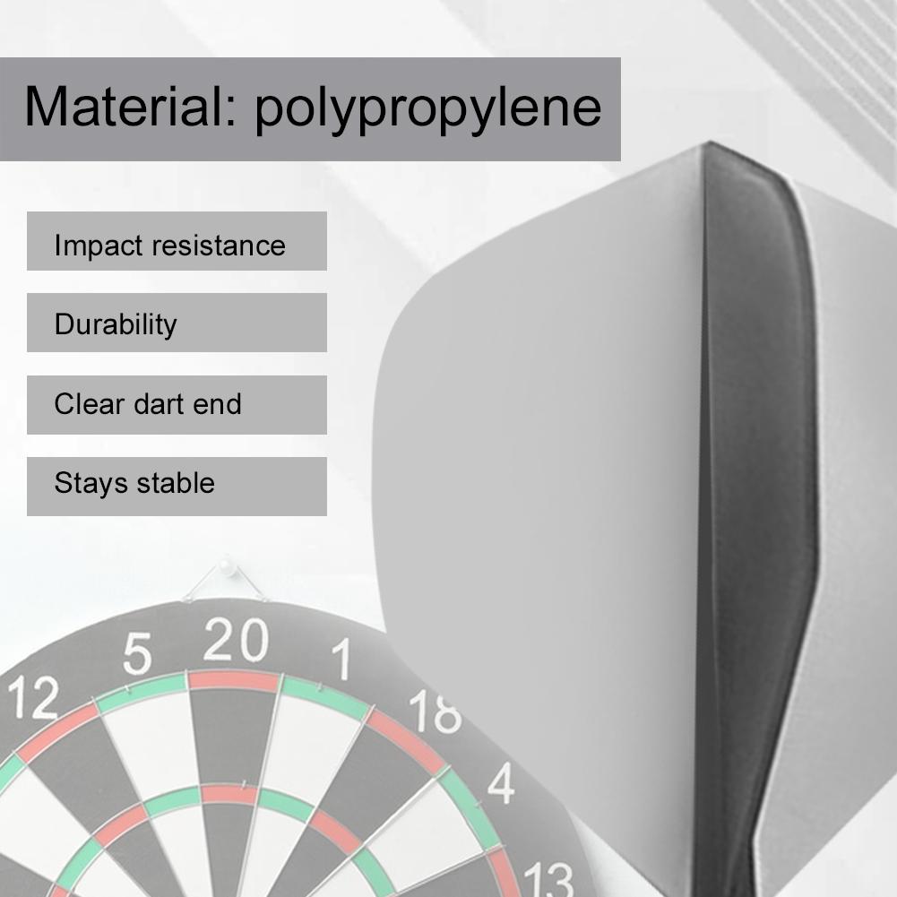 3 шт. Интегрированные дротики и древки Защита от падения Прозрачный хвостовик дротика Интегрированные древки и оперение Пластик
