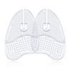 1Pair Flip Flops Sandals Cushions Pad Toe Protectors Anti-Slip Transparent Forefoot Inserts Shoe Pads Insoles