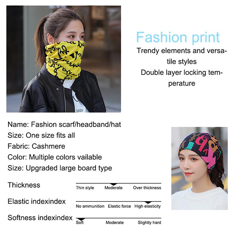 Winter Women Hats Cap Turban Tube Bandana Headband Outdoor Head Face Warmer Collar Headwear Kerchief