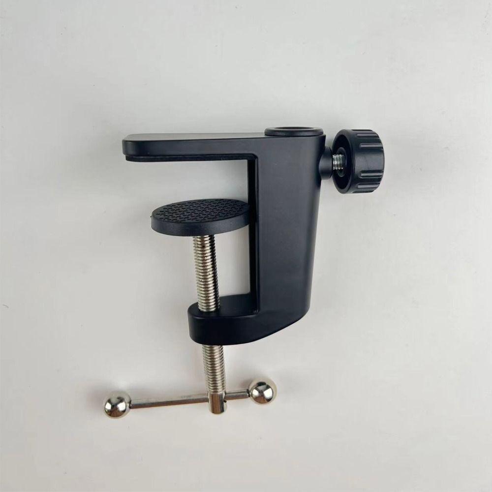 Черный,Белый Микрофонная стойка Настольная C-образный настольный зажим Настольная микрофонная стойка Микрофон