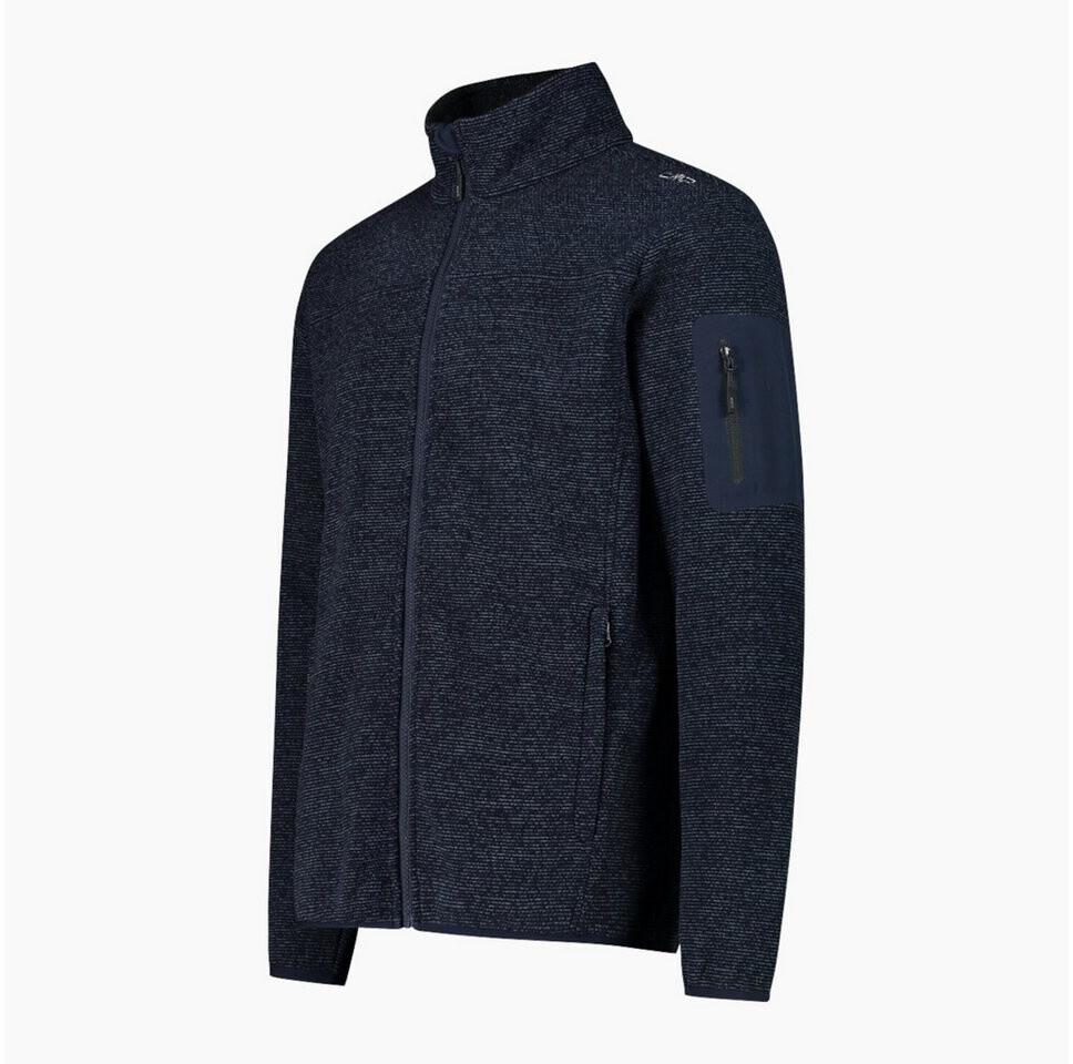 Куртка мужская CMP Fleece Jacquard-Knit-Tech Jacket (38H2237) Herren-Fleece Jacquard-Knit-Tech mit Rautenmuster b.blue / antracite