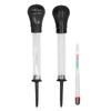 2Pcs Hydrometer Electro Hydraulic Meter Gauge 1.100‑1.300 Measuring Tool Set Kit