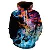 Women Men Pullover 3D Print Sweatshirt Couples Hooded Long Sleeve Plus Size Loose Hoodie