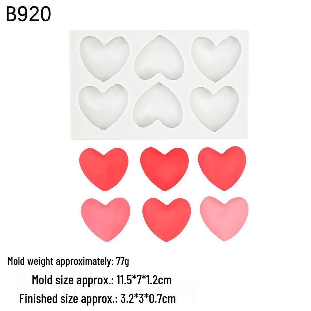 Силиконовая форма своими руками: 8-гнездовая форма Сердце и Губы для шоколада, мастики и эпоксидной смолы. Идеально для украшения торта на День святого Валентина.