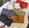 / Новая коллекция Head Layer Leather Long Style Color Blocked Wallet Натуральная кожа Женский кошелек Универсальный кожаный зажим