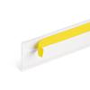 Seiletech.de FENSTERLEISTE MIT LIPPE - 25 - 30 x 1.5 - selbstklebend - Weiß - Flachleiste Dichtungleiste Profileleiste Abschlussleiste