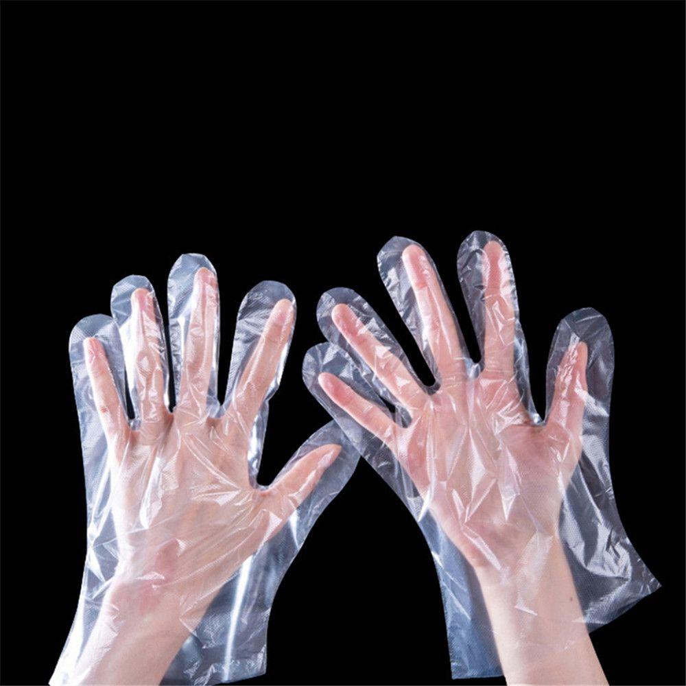 Girls Kids Safety Vegetable Fruit Food Children Disposable Gloves Plastic Clear Avoid Direct Touch