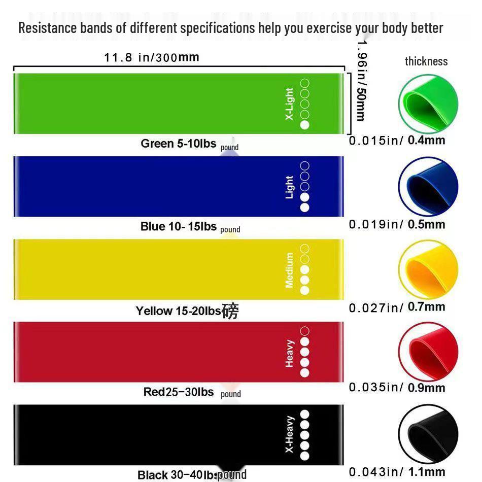 Эластичная лента для йоги для фитнеса и тренировок ягодиц