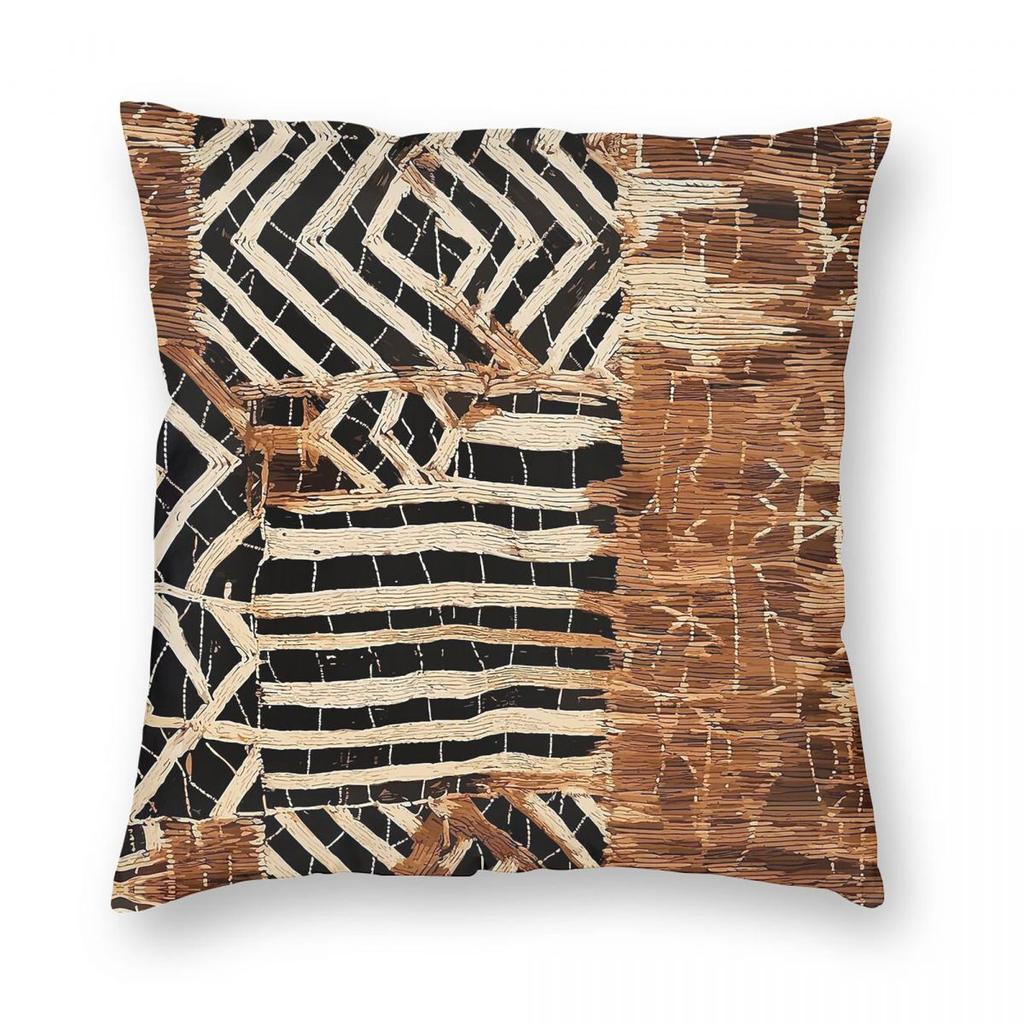Lulani Mwazi African Square Pillowcase Polyester Linen Velvet Creative Zip Decor Throw Pillow Case Home Cushion Case
