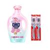 Ультра-чистая мягкая зубная щетка (2-Pack) с набором стирального порошка OMO